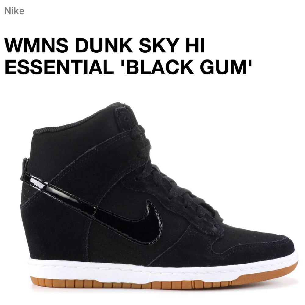 Exclusive!!! Nike Wmns Dunk Sky Hi Essential Black